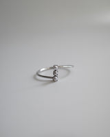 triple small pearl ring