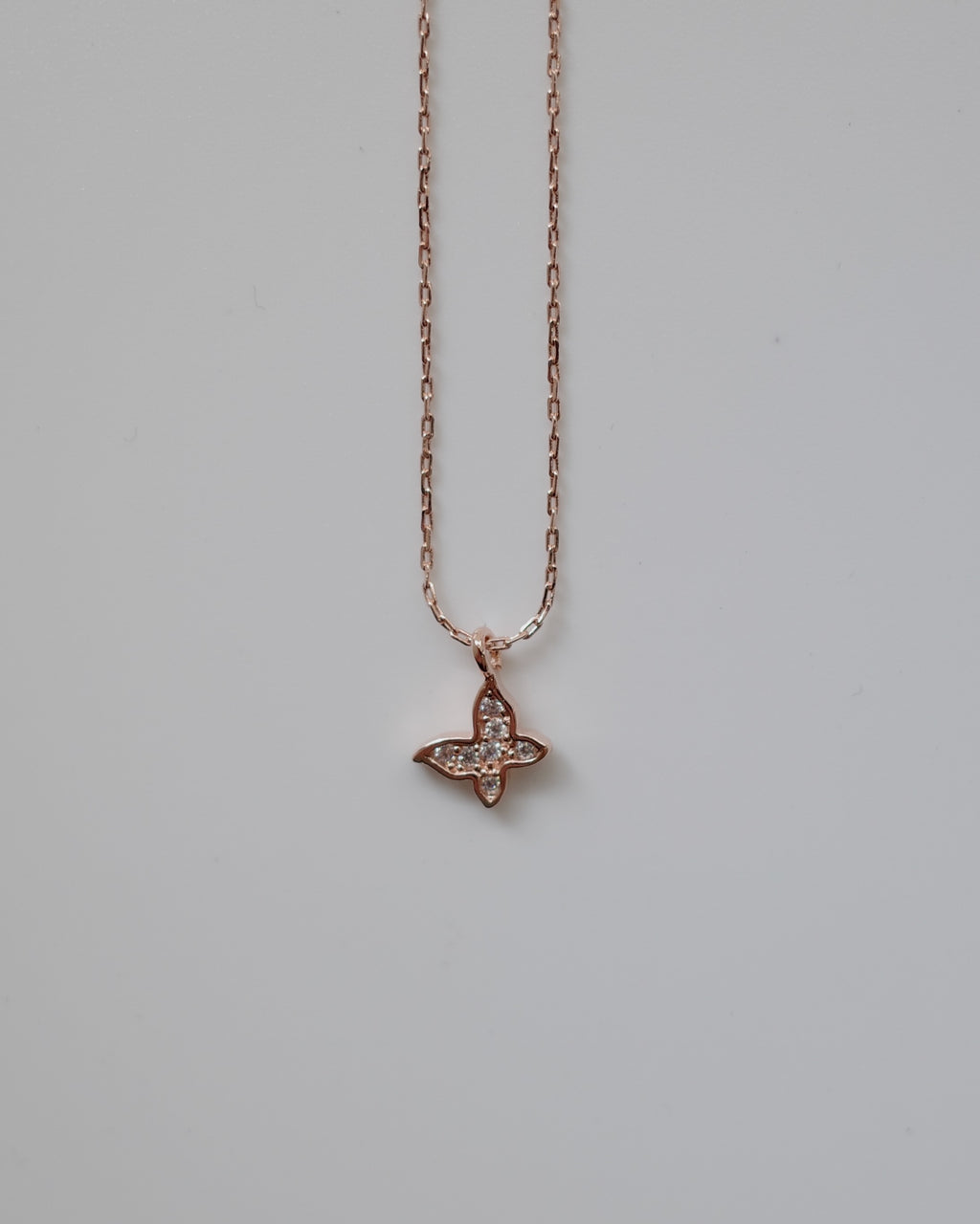 zir butterfly necklace - beller