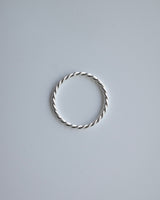 thin rope ring (silver925)