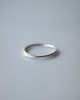 double line ring (silver925)