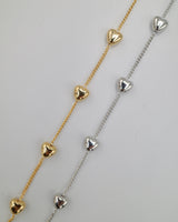 heart chain bracelet