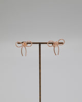 magnet ribbon earring