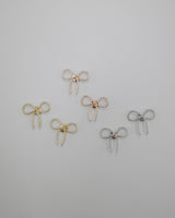 magnet ribbon earring