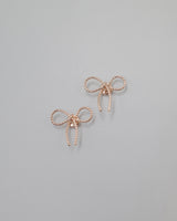 magnet ribbon earring