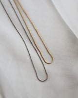 lock chain long necklace