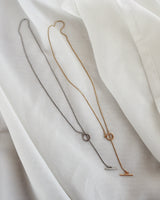 lock chain long necklace