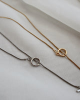 lock chain long necklace