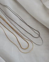 two line long necklace
