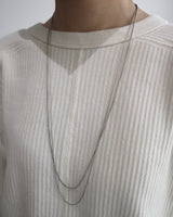 two line long necklace