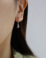 solid moon hanging pierce