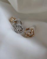 knot hoop earring