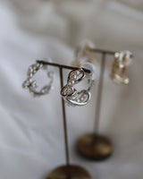 pearl spiral earring