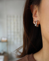 knot hoop earring