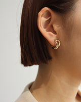 knot hoop earring