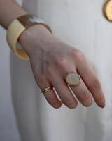 sheer color stone ring