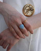 sheer color stone ring