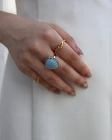 sheer color stone ring