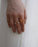 sheer color stone ring