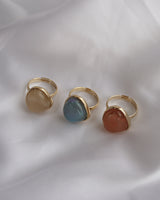 sheer color stone ring