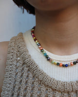 colorful luxury pearl necklace
