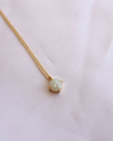 gemstone solitaire necklace
