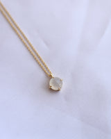 gemstone solitaire necklace