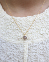 gemstone solitaire necklace