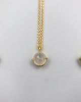 gemstone solitaire necklace