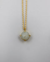 gemstone solitaire necklace