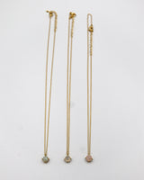 gemstone solitaire necklace