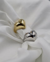 shiny heart ring