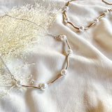 crooked pearl choker - beller