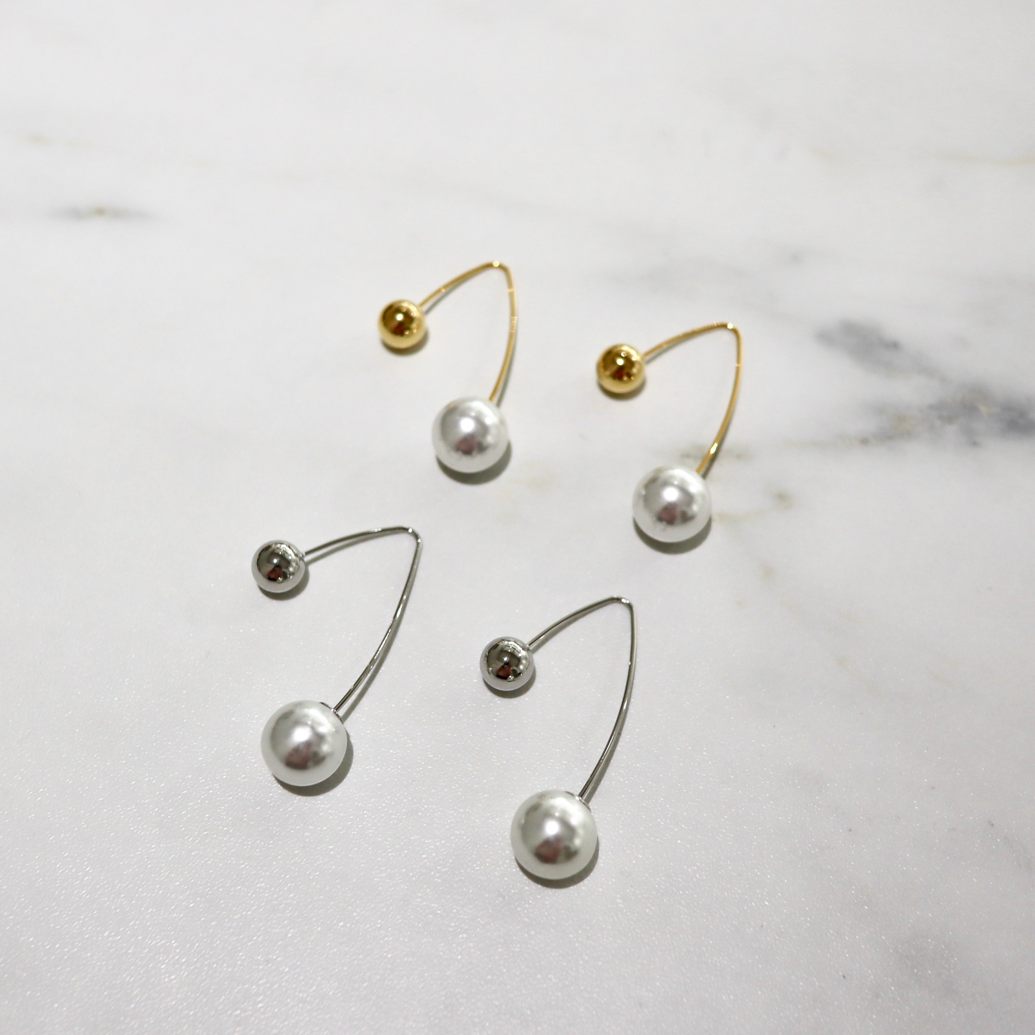 Caline Paris /カリーヌパリ 】ヴィンテージパールピアス