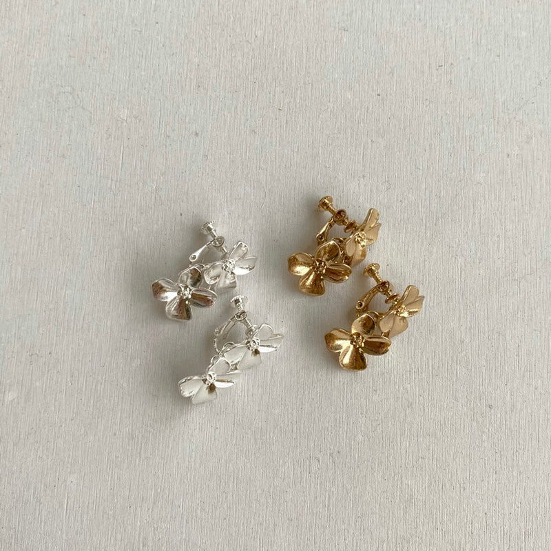 two flower earring