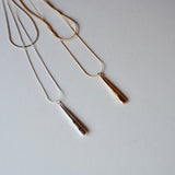 double twig necklace