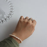 matte puffy thin ring