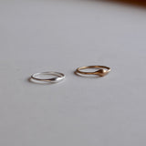 matte puffy thin ring