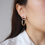 golsil hoop earring
