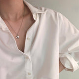 shiny swelling necklace