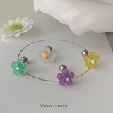 clear flower cartilage pierce