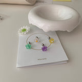 clear flower cartilage pierce