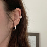 clear flower cartilage pierce