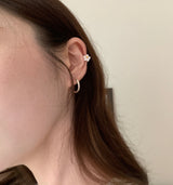 clear flower cartilage pierce