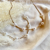 crooked pearl choker - beller