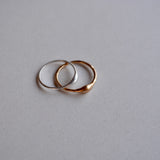 matte puffy thin ring
