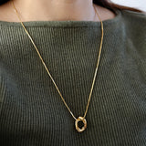 winding hole necklace