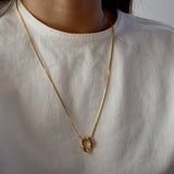 winding hole necklace