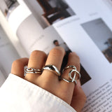 shiny entangle ring