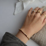 shiny pebbles bracelet