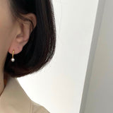 mini pearl hoop pierce